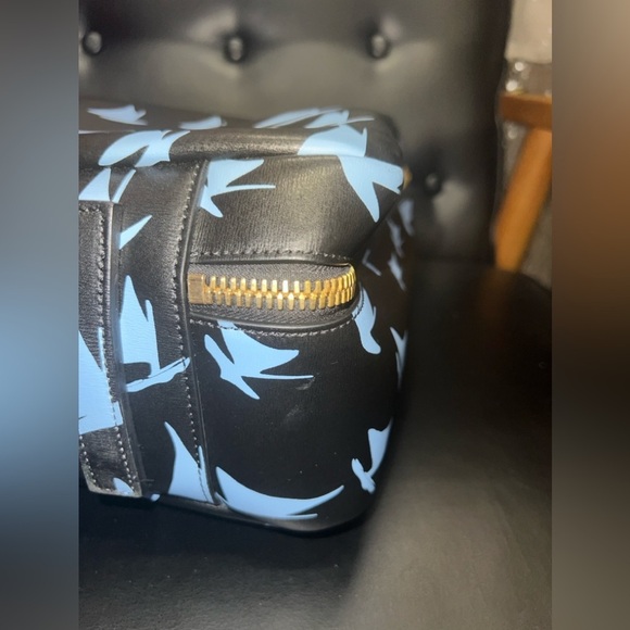 MARNI Spring/Summer 2018 Unisex Blue Leather Sailboat Patterned Satchel Bag - Picture 12 of 17